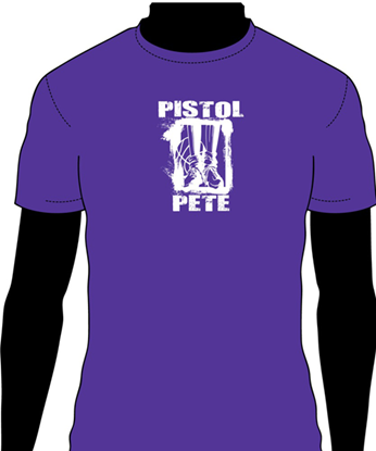 Picture of Pistol Pete #23 Purple T-shirt