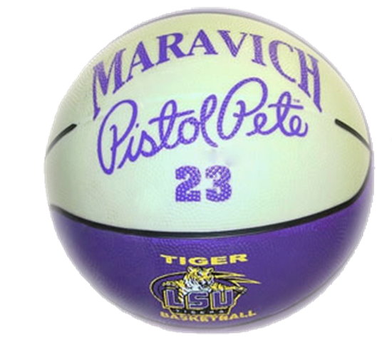 Picture of Pistol Pete Signature Basketball (glow in the dark)