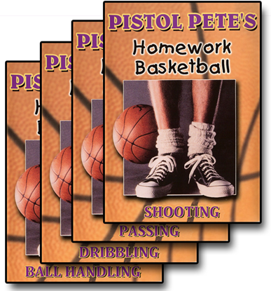 Picture of Pistol Pete's Homework Basketball - 4 DVD Set